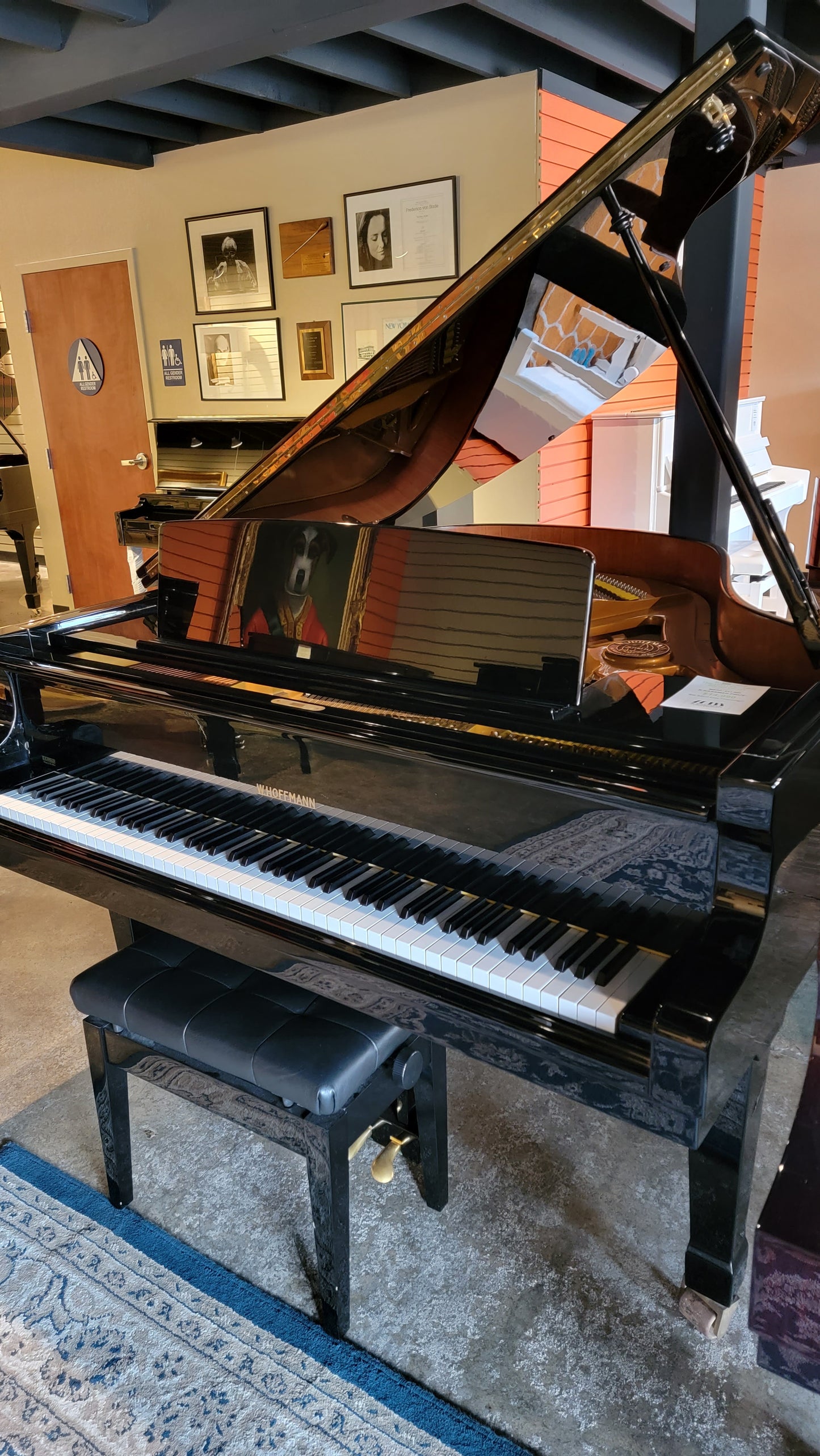 W. HOFFMAN by Bechstein | 1998 | 173 | 5'7" | HIGH POLISH EBONY | $11,990