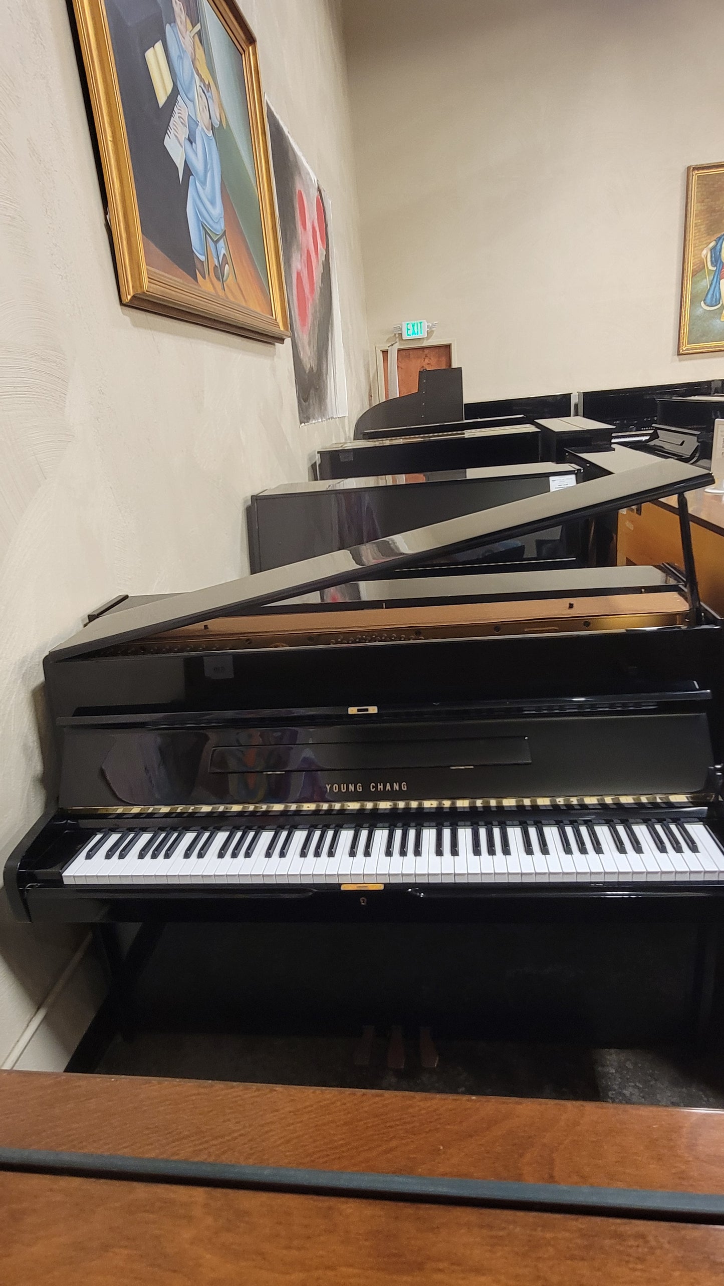 YOUNG CHANG | U107 | HIGH POLISH EBONY | 43" | $990