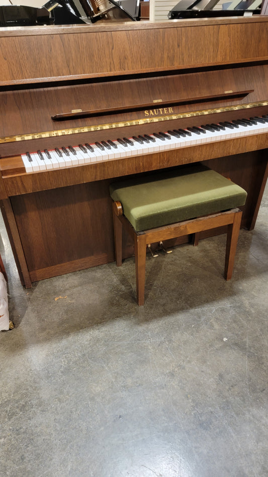 SAUTER PIANO 44" CONSOLE IN WALNUT