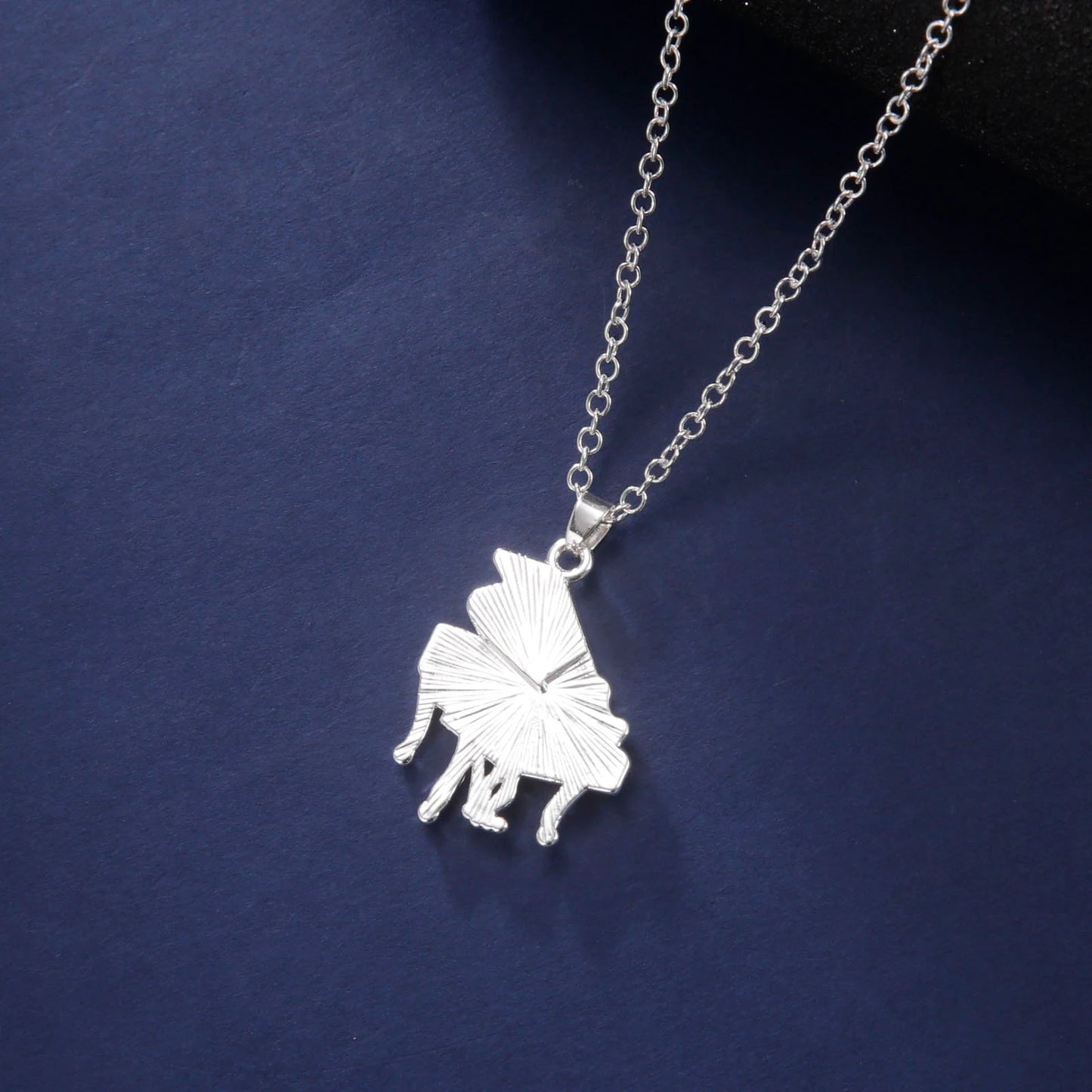 Grand Piano Necklace With Crystal Zircon