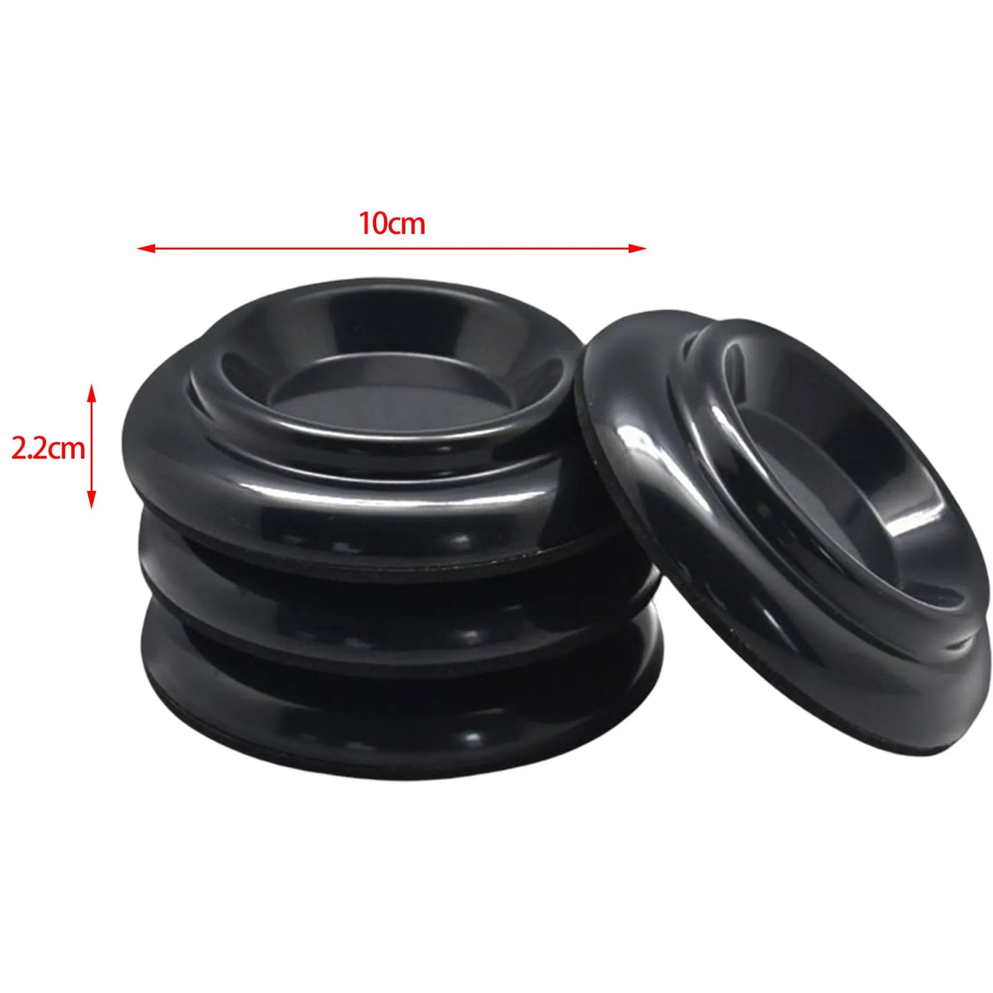 4 Pcs/Set Piano Caster Cups ABS Protection Floor Non Slip Anti Noise Foot Pad Upright Piano Parts Support for Grand Pianos