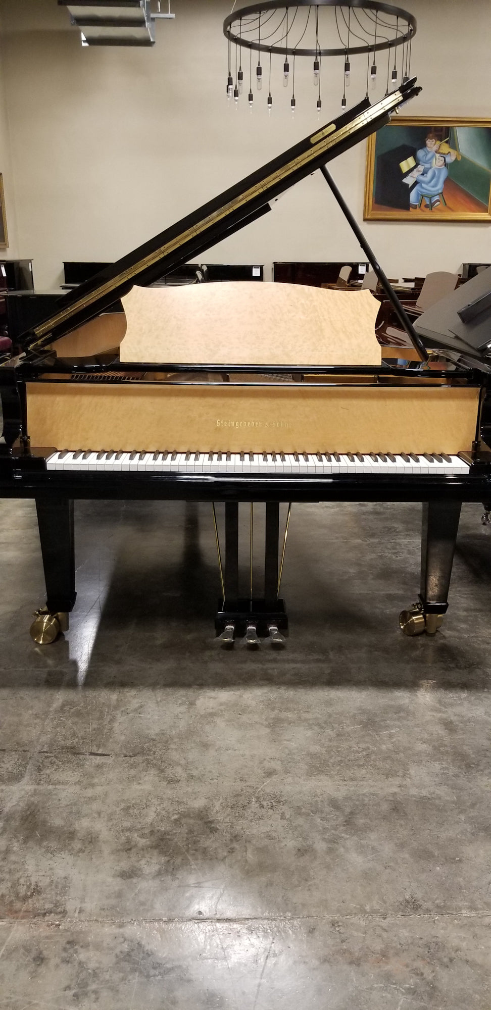 STEINGRAEBER | 2008 | E-272 9 FT CONCERT GRAND PIANO | CUSTOM HIGH POLISH EBONY | $93,900