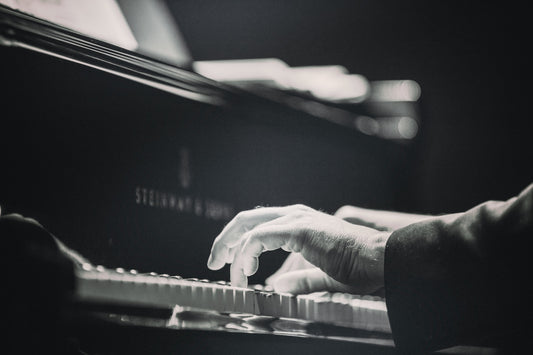 playing the piano