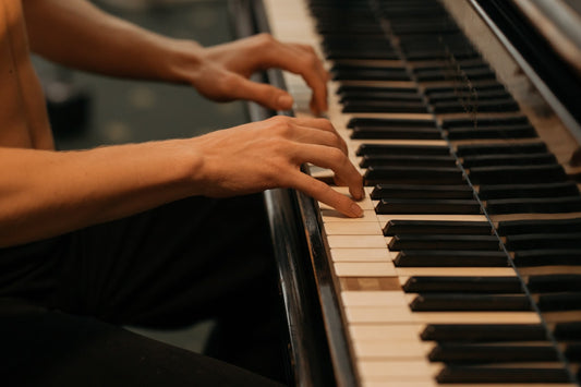 playing piano