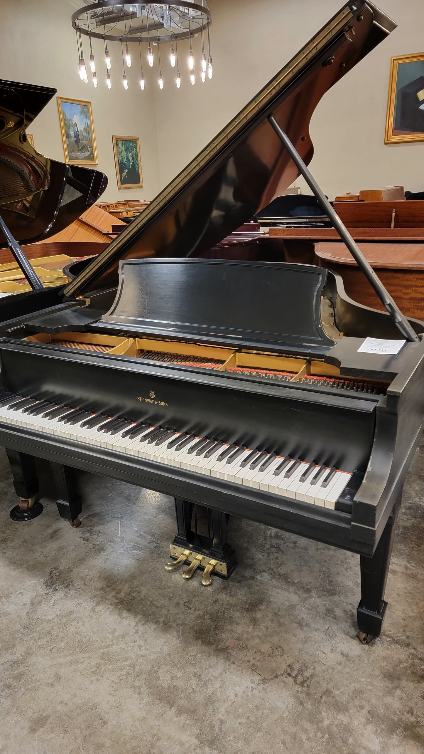 STEINWAY AND SONS | 1928 | L | 5'10.5" | SATIN EBONY | $22,900