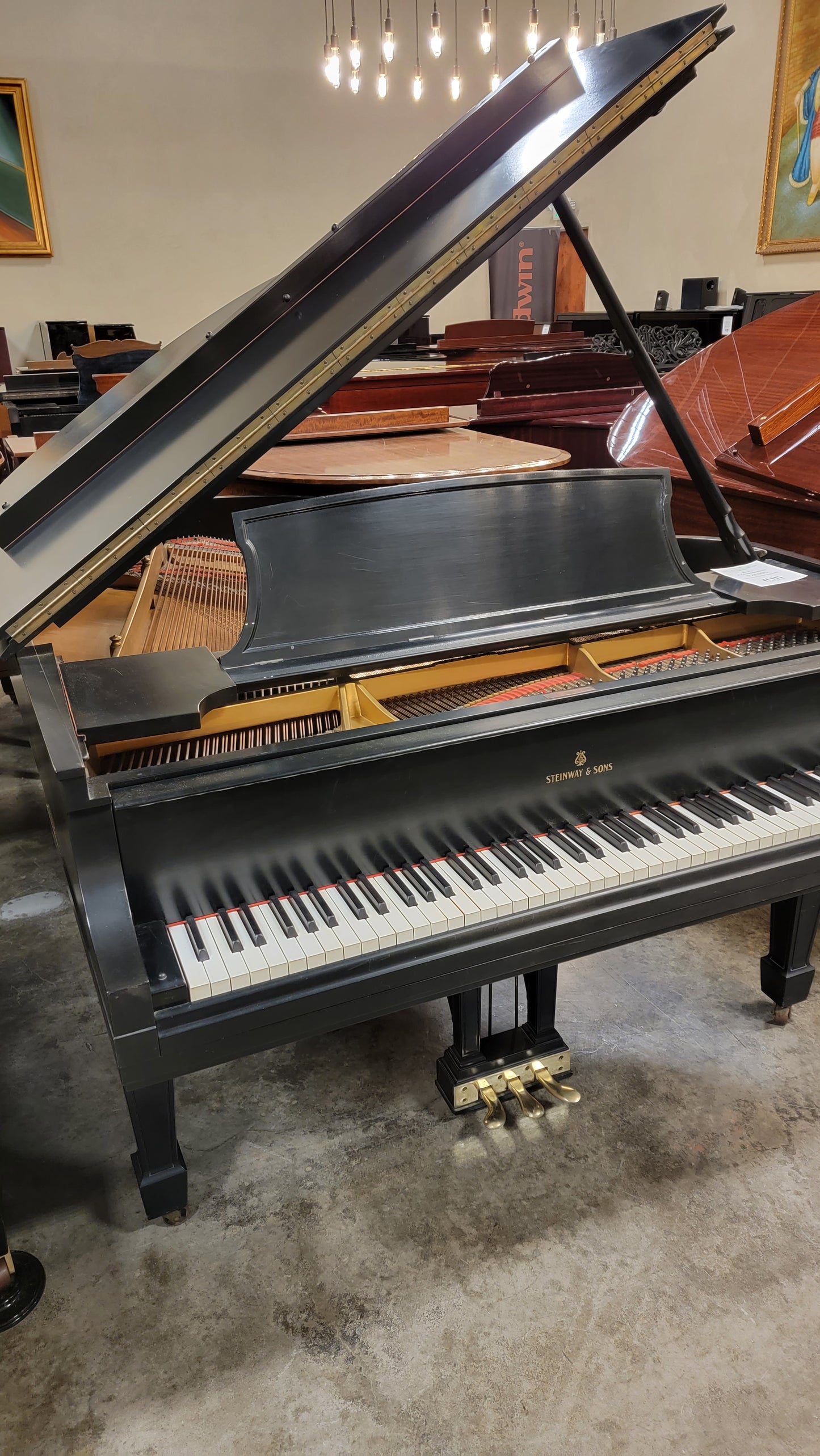 STEINWAY AND SONS | 1928 | L | 5'10.5" | SATIN EBONY | $22,900