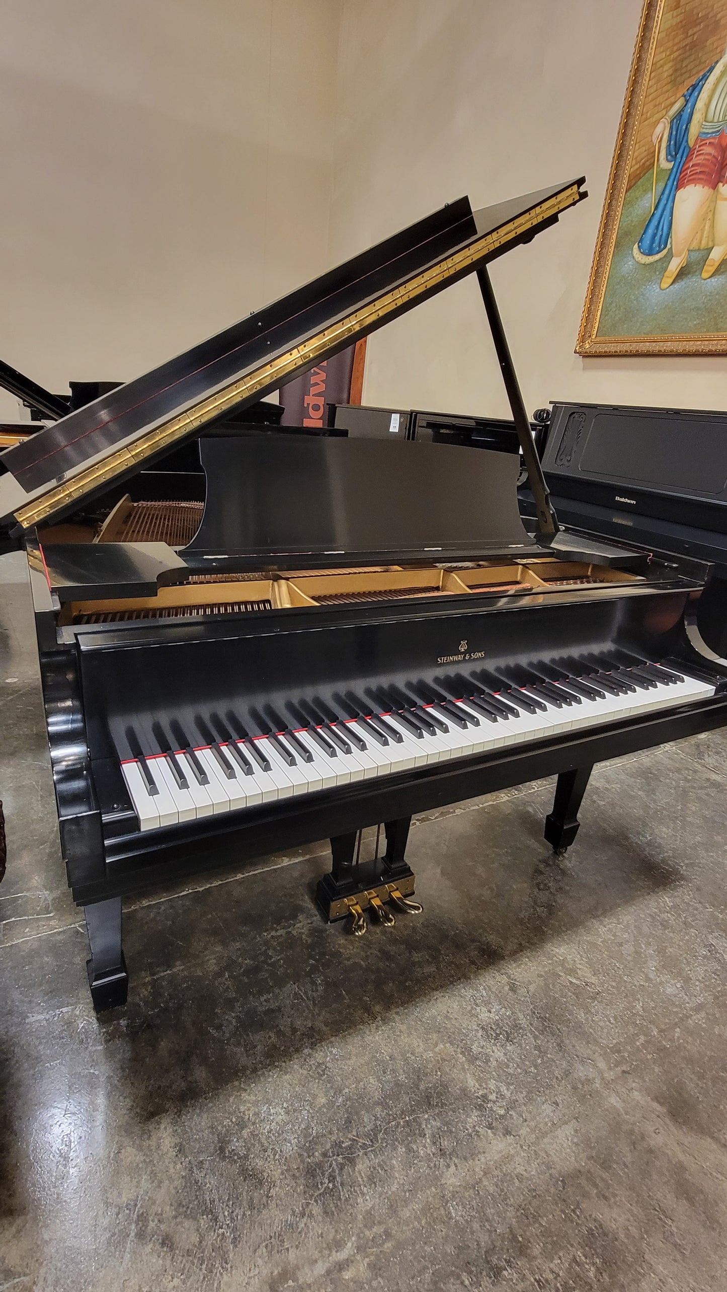 STEINWAY AND SONS | 1937 | MODEL S | 5'1" | SATIN EBONY | $14,990