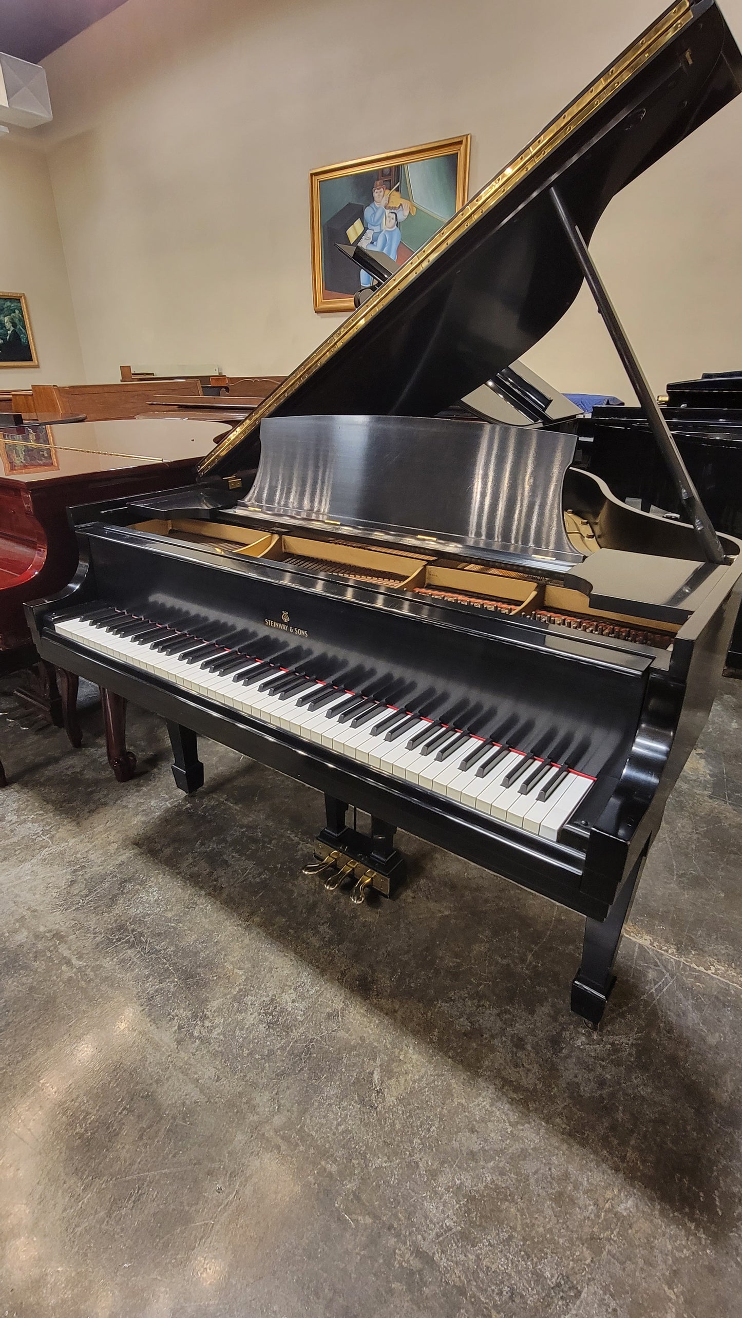 STEINWAY AND SONS | 1937 | MODEL S | 5'1" | SATIN EBONY | $14,990