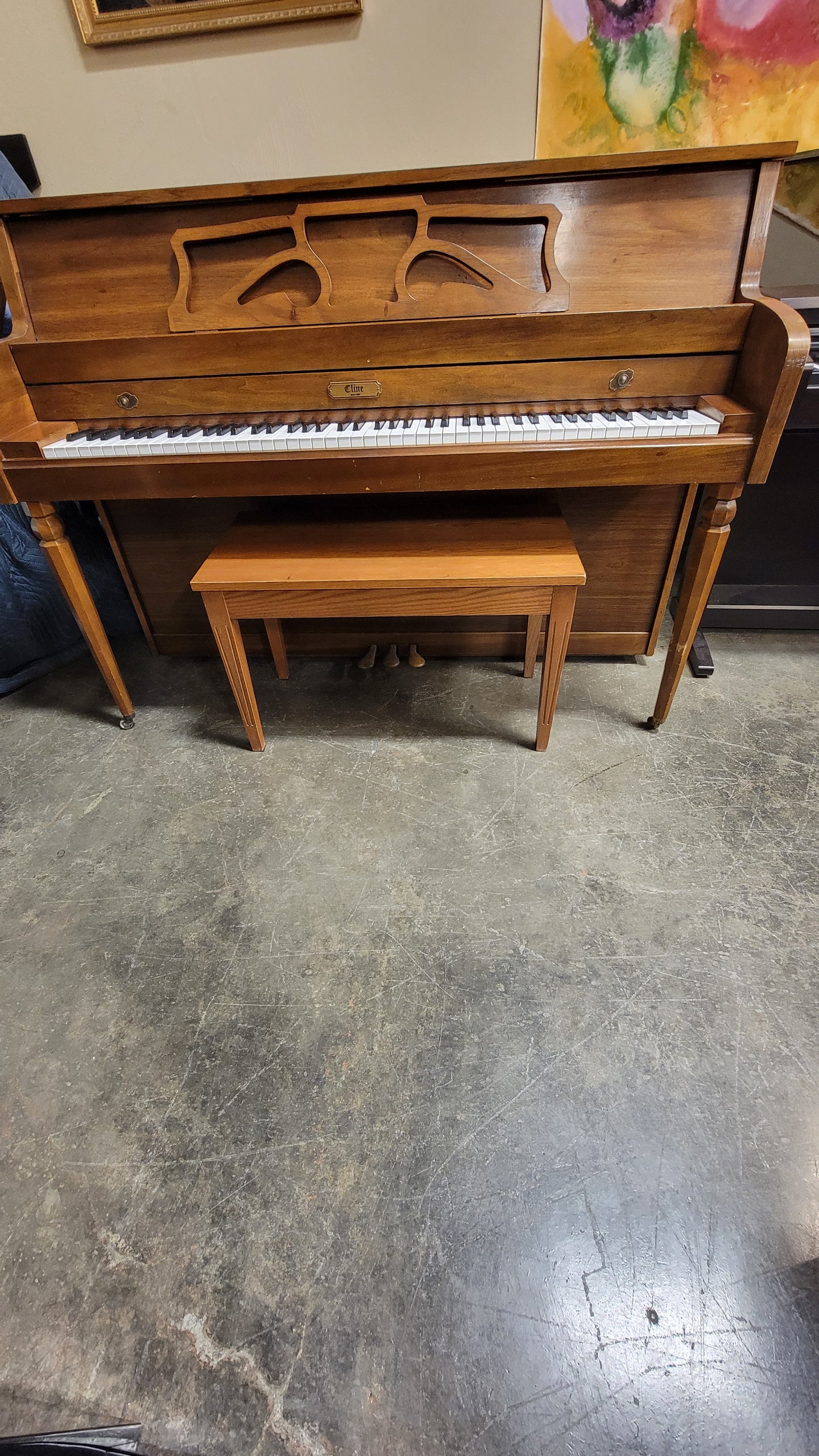 CLINE UPRIGHT PIANO | 42" | Satin Walnut | $990