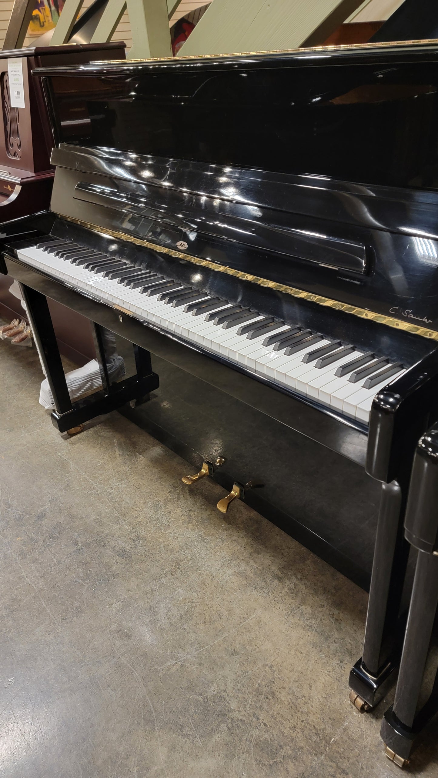 SAUTER | MASTER CLASS | 49" | HIGH POLISH EBONY | $18,990