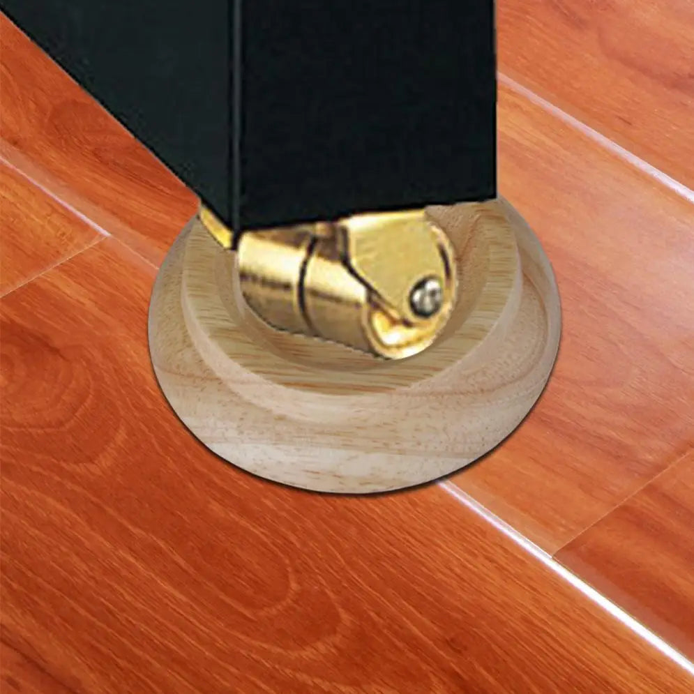 Solid Wood Upright Piano Caster Cups