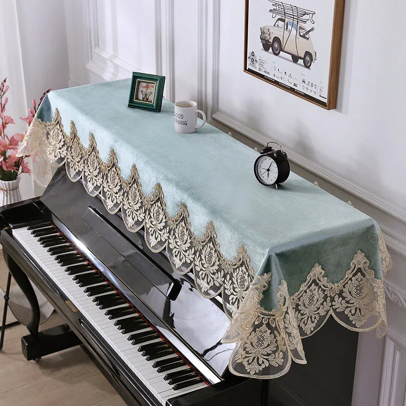 European Style Lace Piano Cover