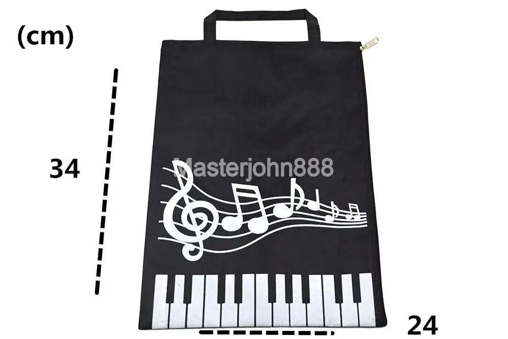 Sheet Music Bag with Zipper