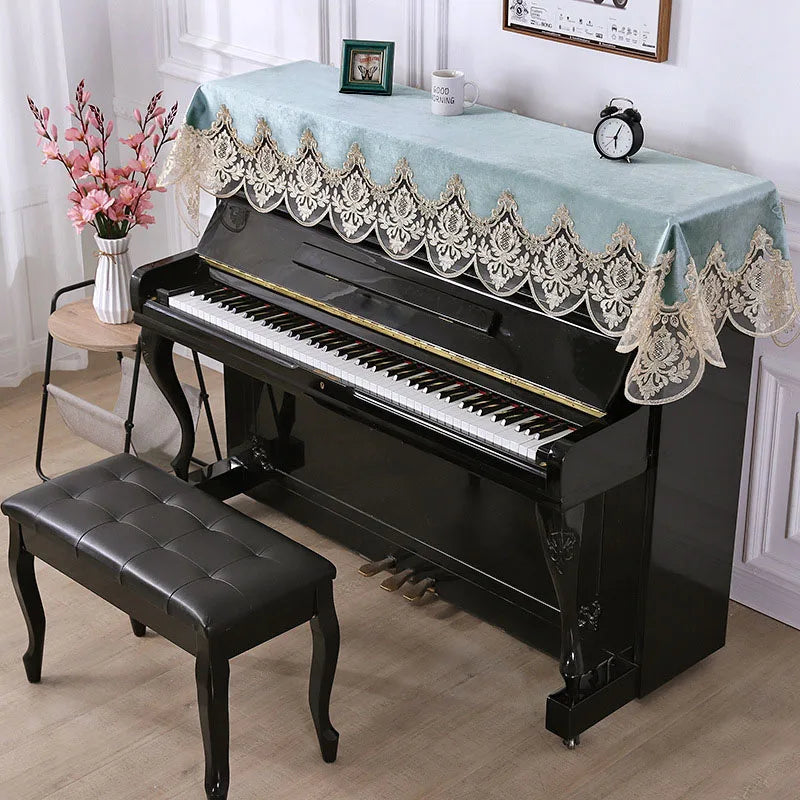 European Style Lace Piano Cover