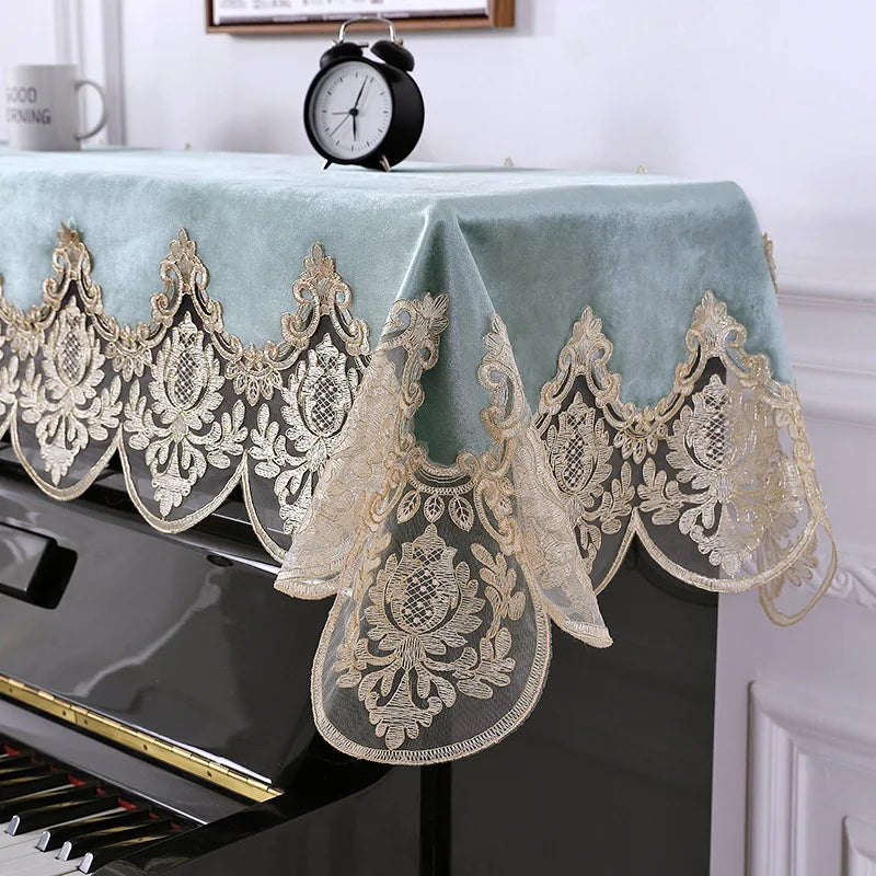 European Style Lace Piano Cover