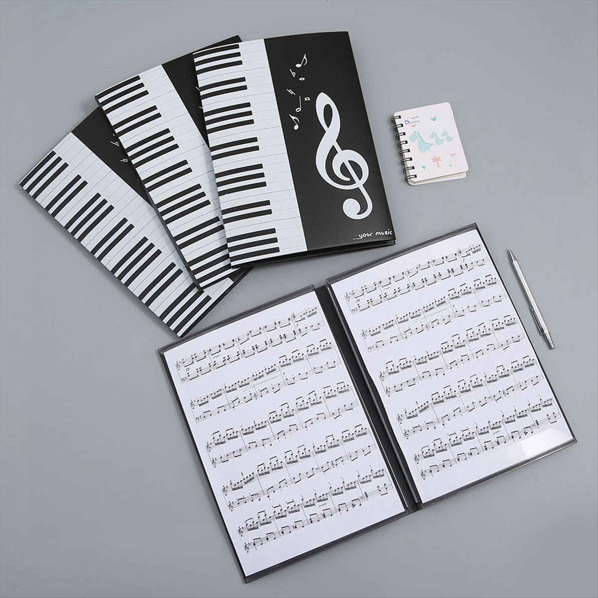 3 PCS 6 Page Sheet Music Folder