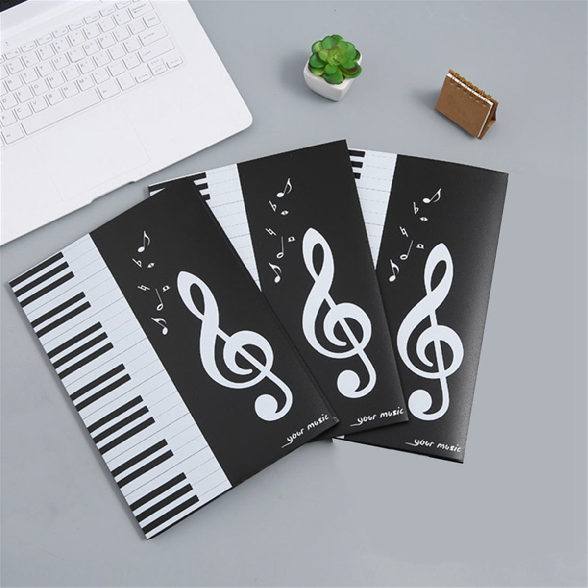 3 PCS 6 Page Sheet Music Folder