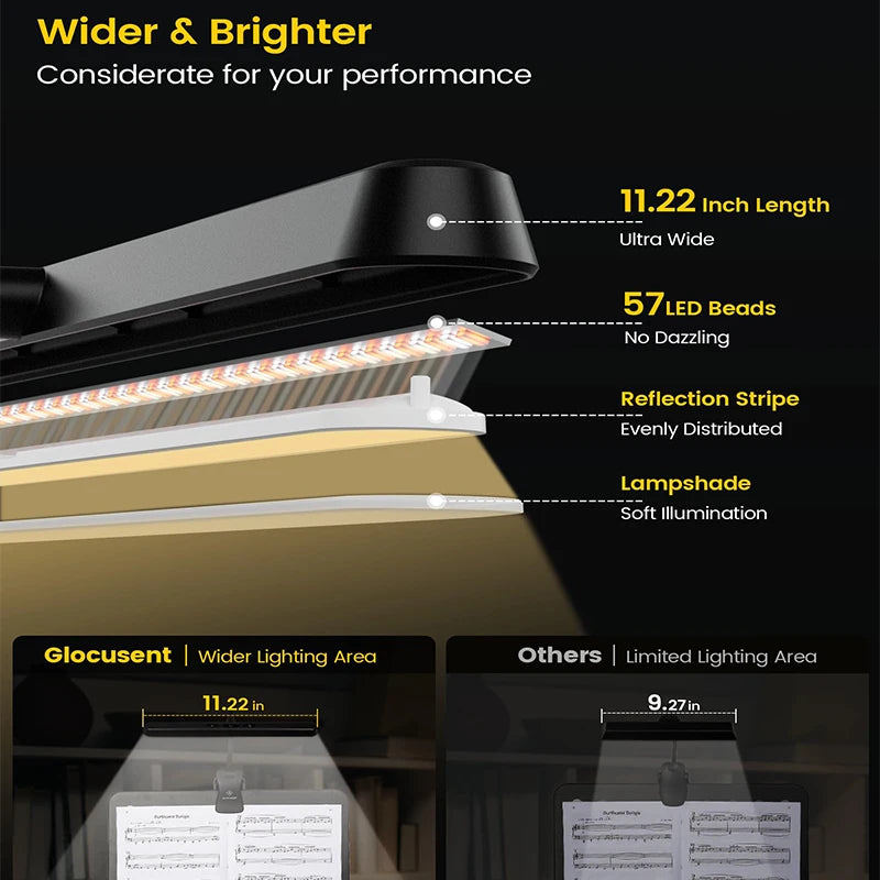 Rechargeable Piano Book Light