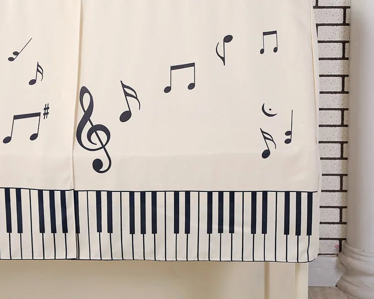 Cartoon Animation Piano and Bench Cover