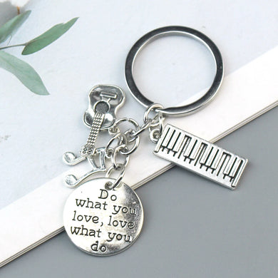 Gift For Piano Teacher Keychain