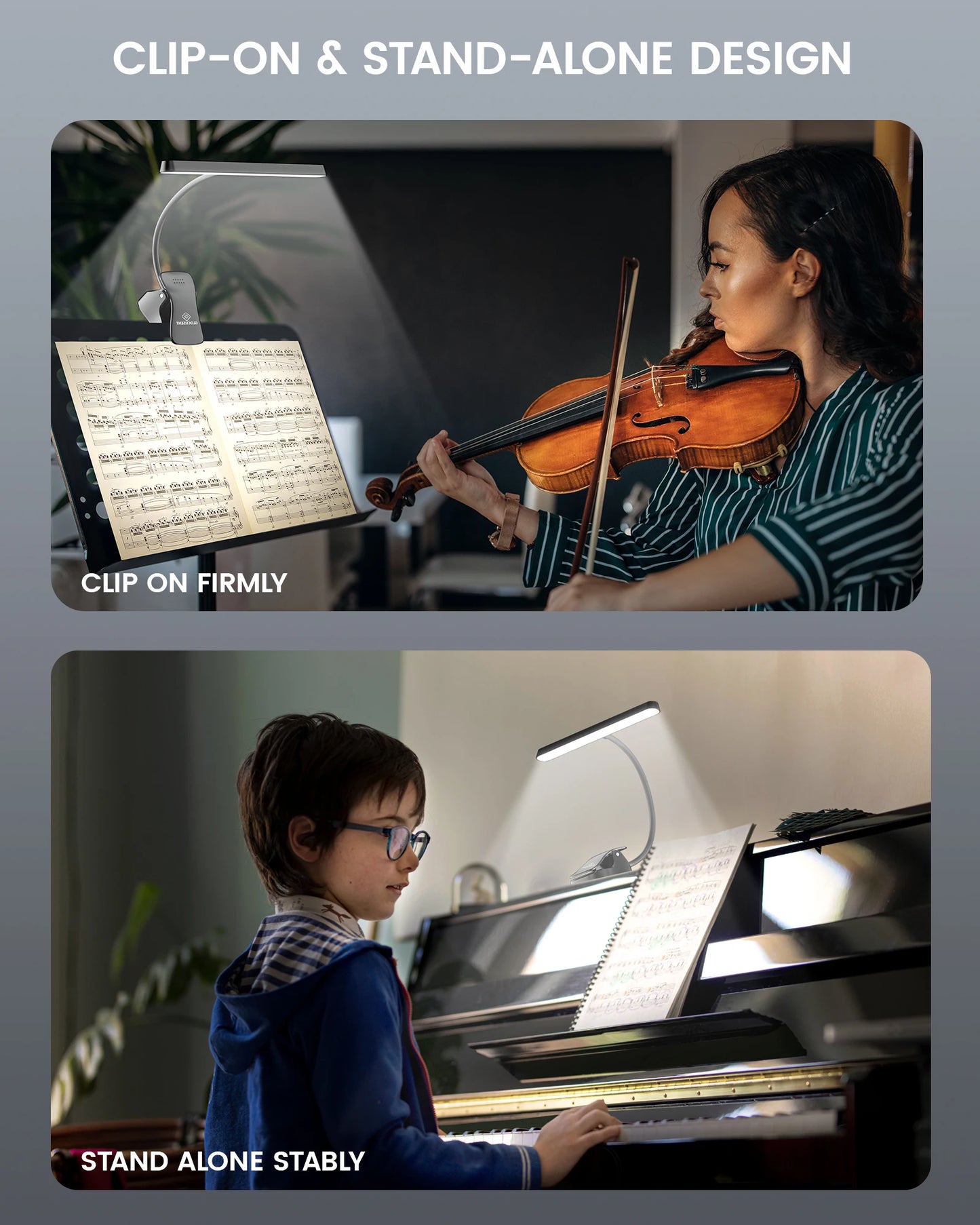 Rechargeable Piano Book Light