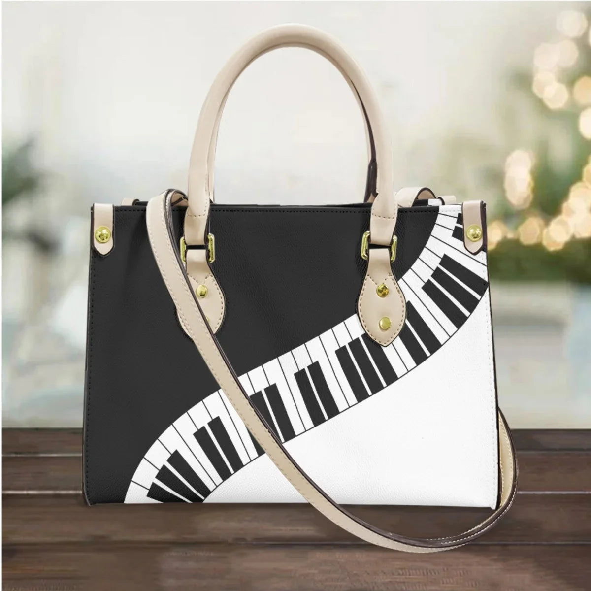 Elegant Piano Shoulder Bag