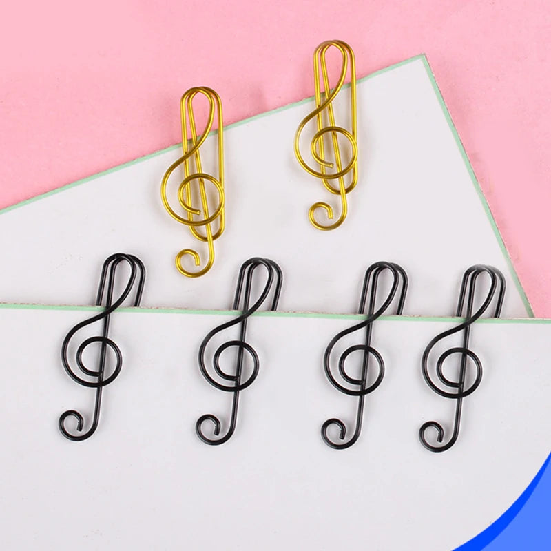 20/40Pcs Creative Music Note Paper Clip