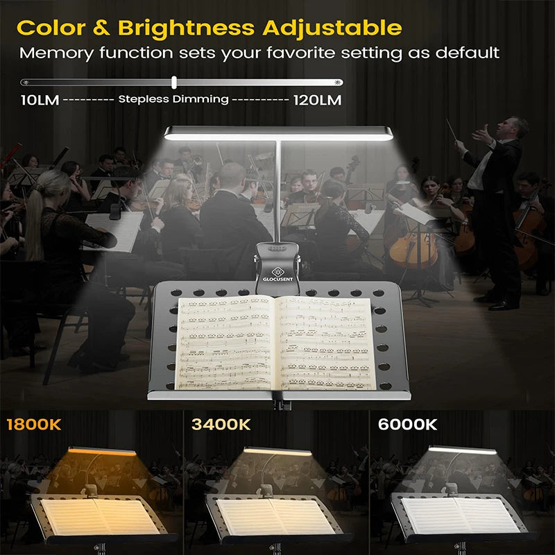 Rechargeable Piano Book Light