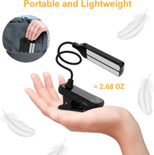 Load image into Gallery viewer, LED Clip On,USB Rechargeable Book Light