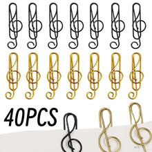 Load image into Gallery viewer, 20/40Pcs Creative Music Note Paper Clip