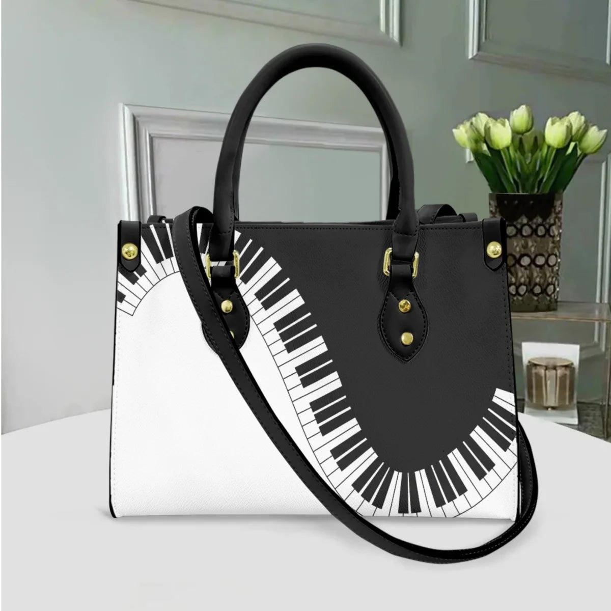 Elegant Piano Shoulder Bag