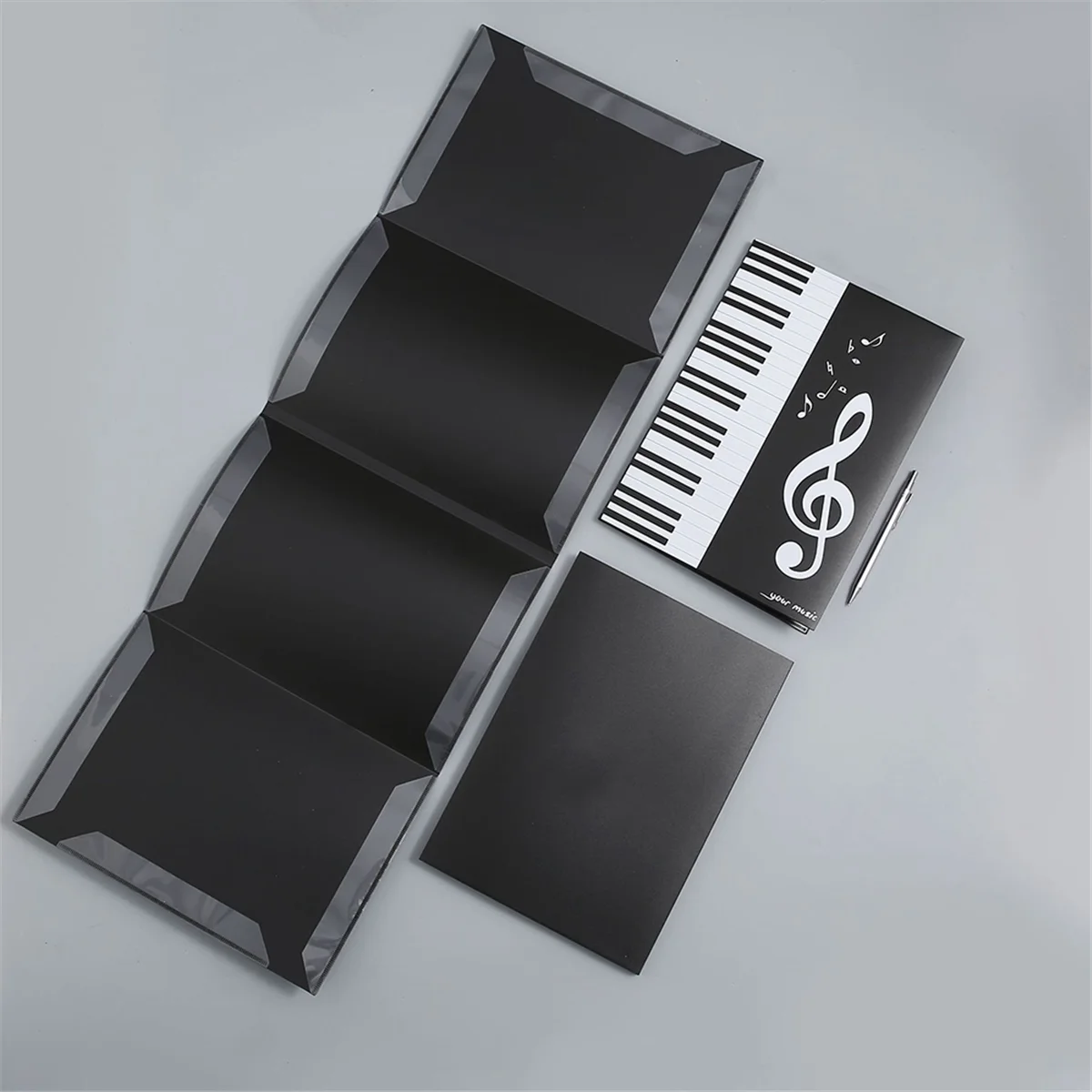 3 PCS 6 Page Sheet Music Folder