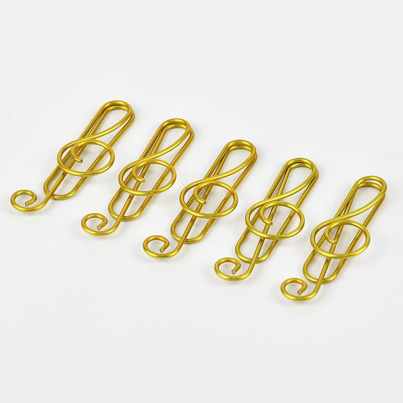 20/40Pcs Creative Music Note Paper Clip