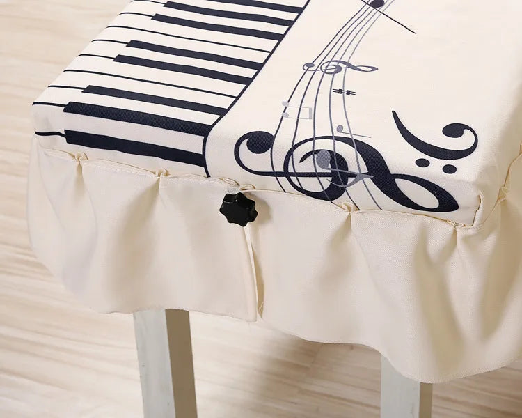 Cartoon Animation Piano and Bench Cover