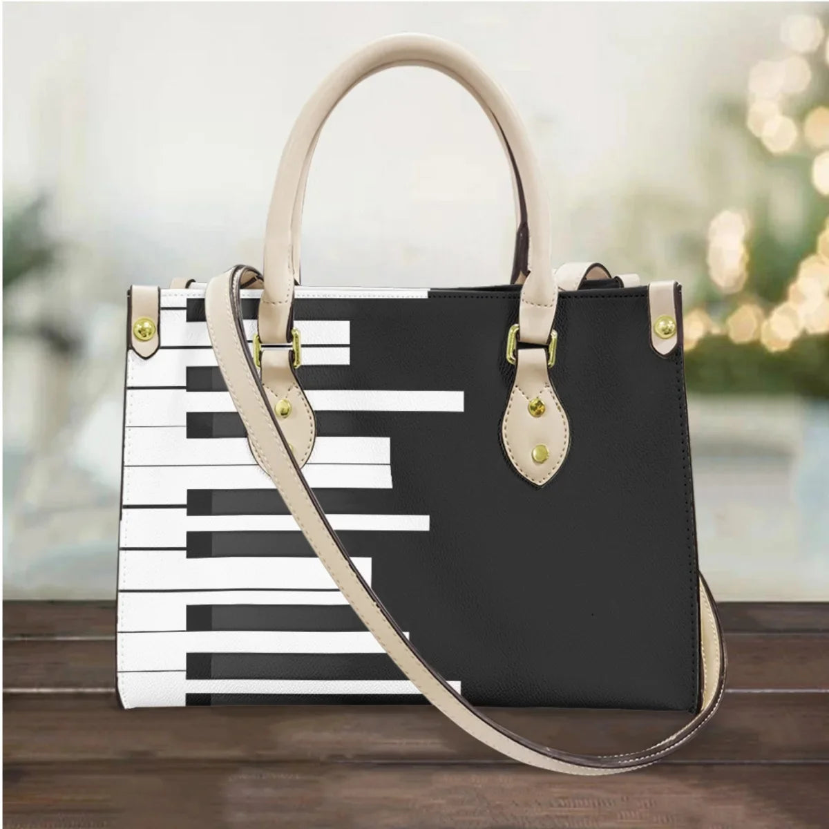 Elegant Piano Shoulder Bag