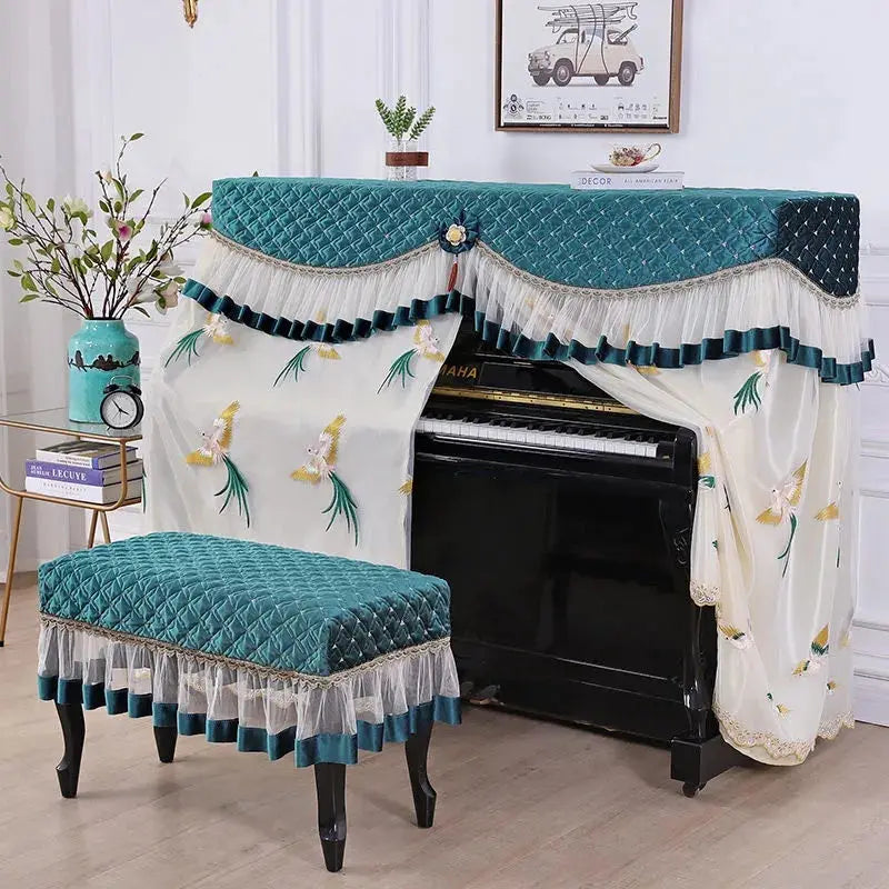 Luxury Upright Piano and Stool Cover