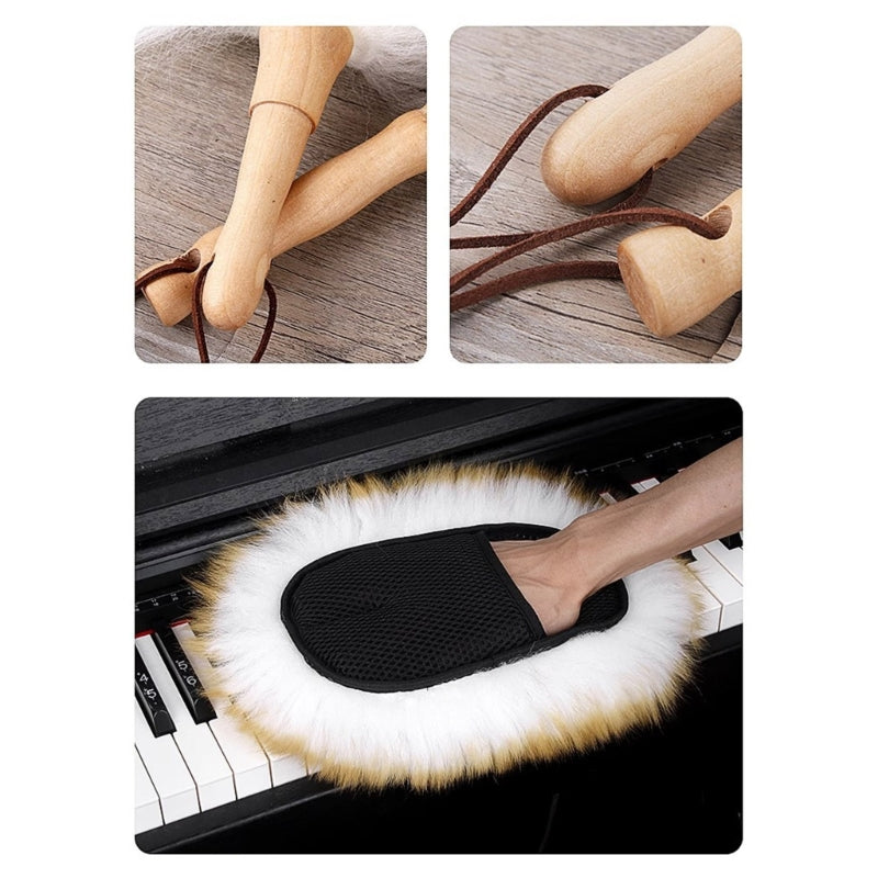 Lambswool Cleaning Brush for Piano