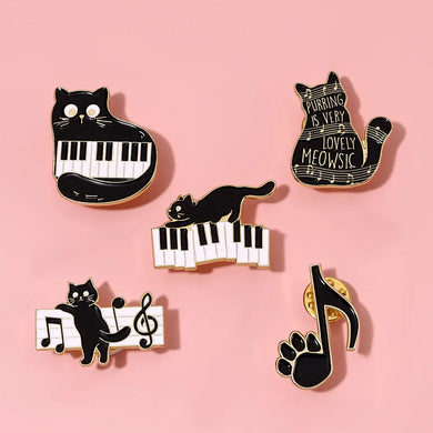 Piano Cat Music Pin