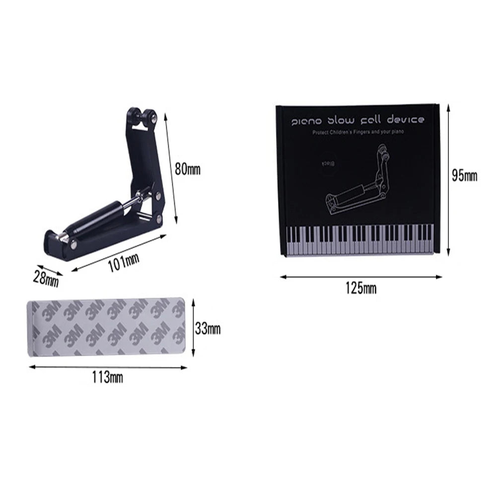 Ultra-thin Piano Soft Closing Fallbloard Device