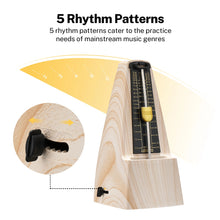 Load image into Gallery viewer, Ash Wood Tone Metronome