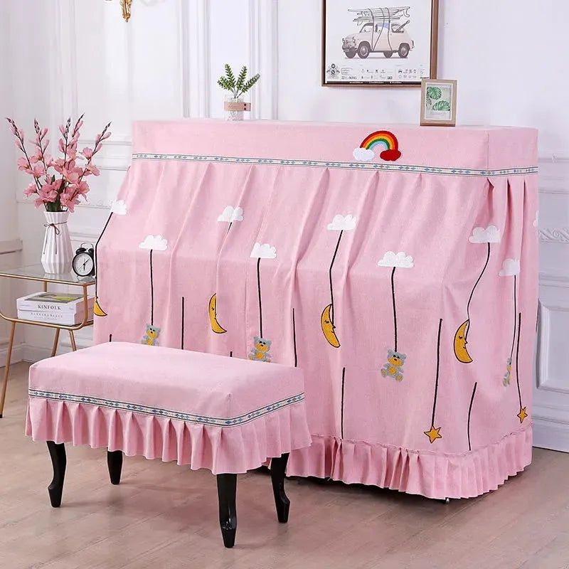 Luxury Upright Piano and Stool Cover