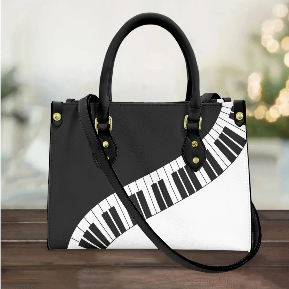 Elegant Piano Shoulder Bag