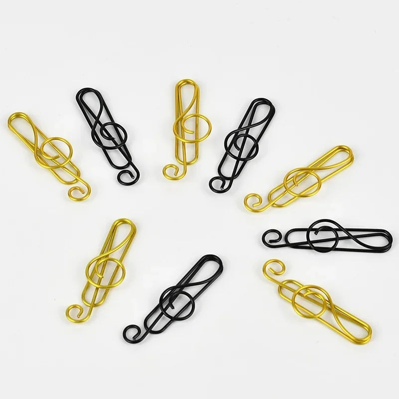 20/40Pcs Creative Music Note Paper Clip