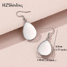 Load image into Gallery viewer, Piano Tear Drop Hook Earrings