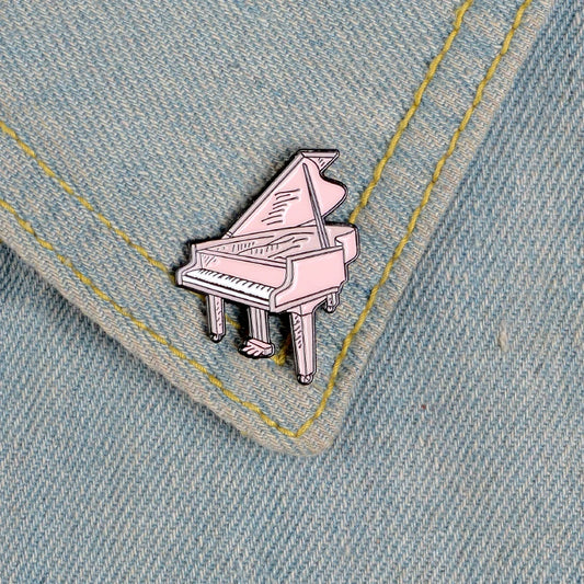 Fun Pink Piano Pin