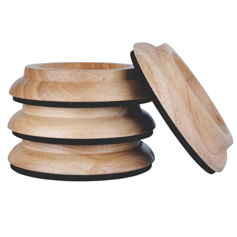 Solid Wood Upright Piano Caster Cups