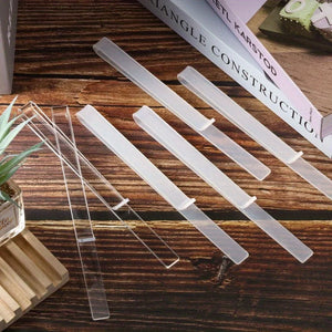 2Pcs Transparent Music Sheet Clips