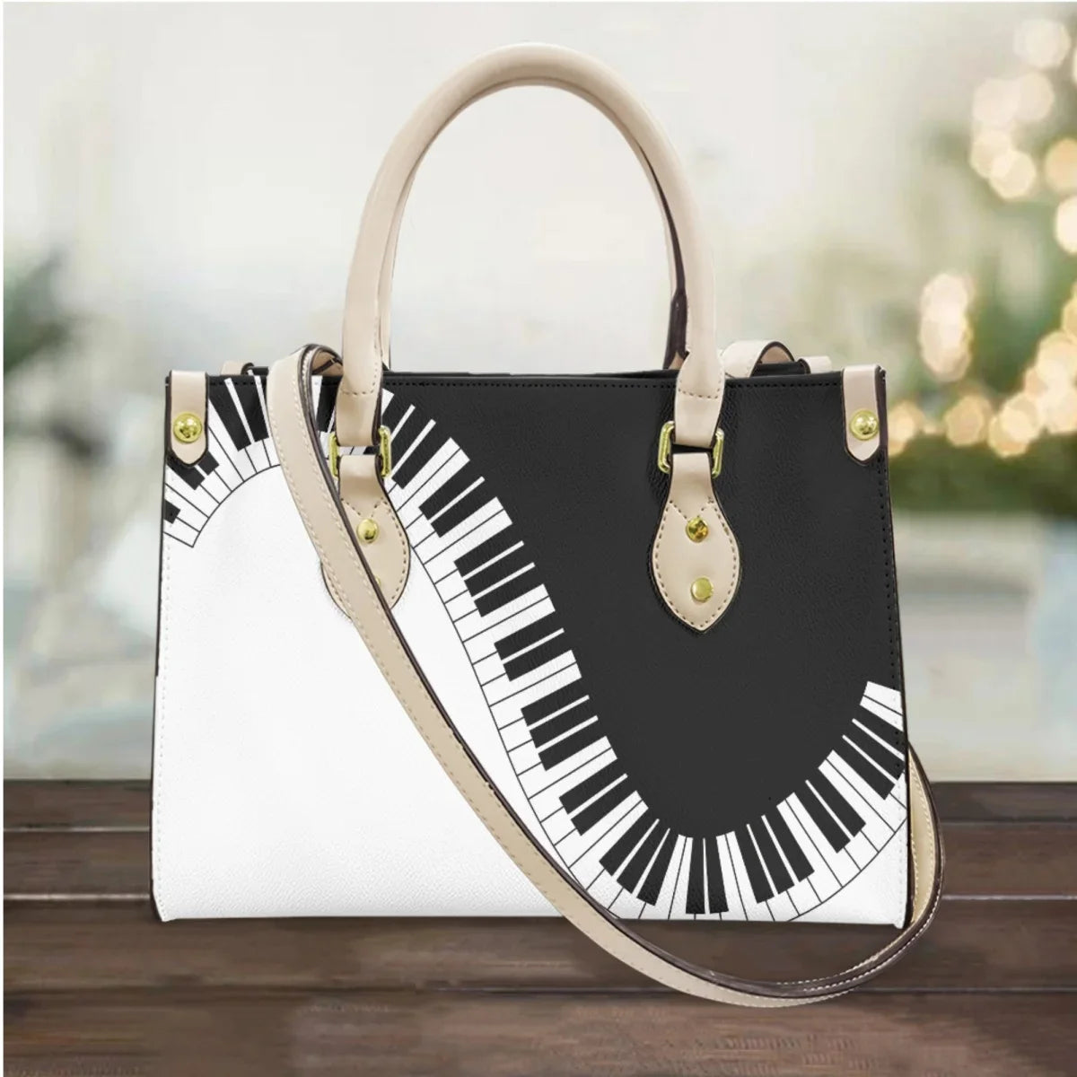 Elegant Piano Shoulder Bag