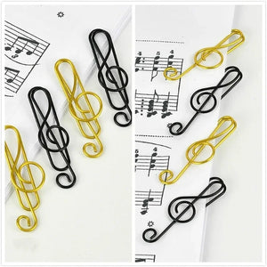 20/40Pcs Creative Music Note Paper Clip