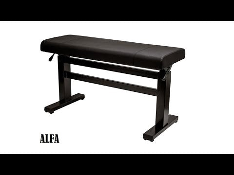 Alfa Best Duet Adjustable Hydraulic Pneumatic Piano Bench 